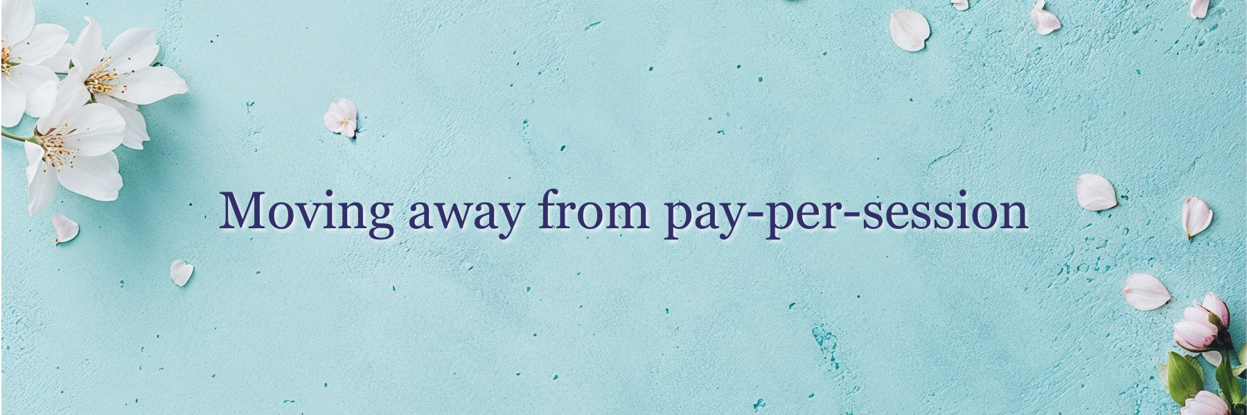 Moving away from pay-per-session - Part 1 Moving away from pay-per-session - Part 1